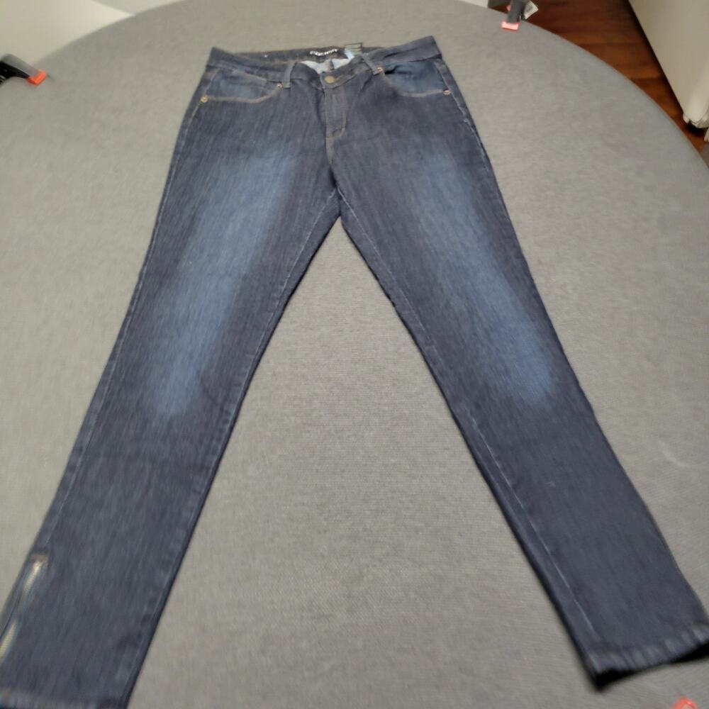 Pasion+ Skinny Jeans Womens Size 14 Dark Wash Low Rise Denim